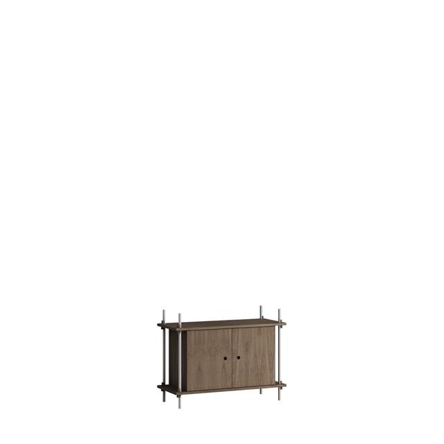 Moebe Shelving   65     Røget Eg Rustfri Stål