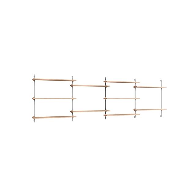 Moebe Wall Shelving Ws 85   Eg Rustfri Stål
