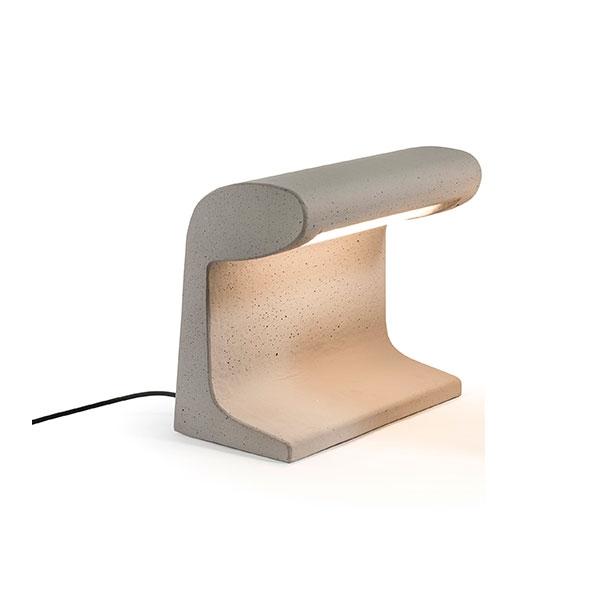 Nemo Borne Béton Petite Bordlampe Beton