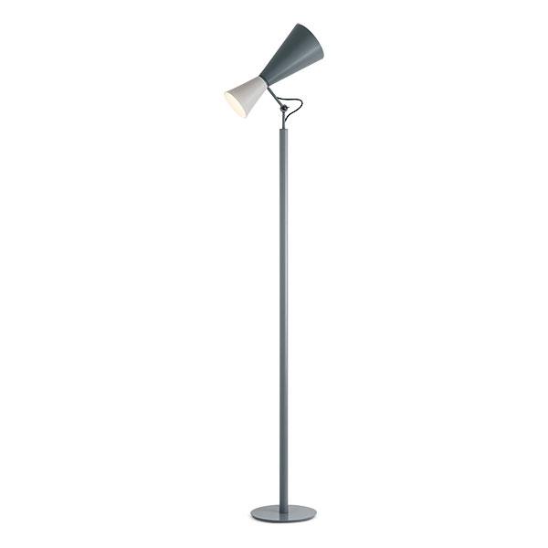 Nemo Parliament Gulvlampe Hvid Og Grå