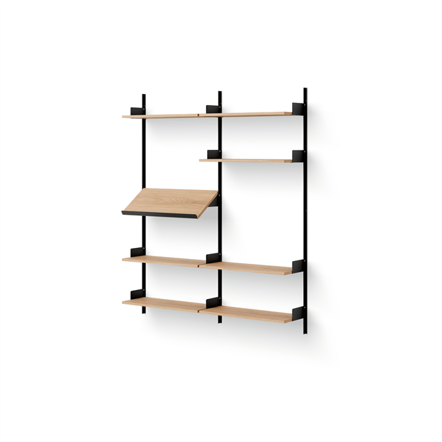 New Works Living Reol 1900 Egetræ Sort