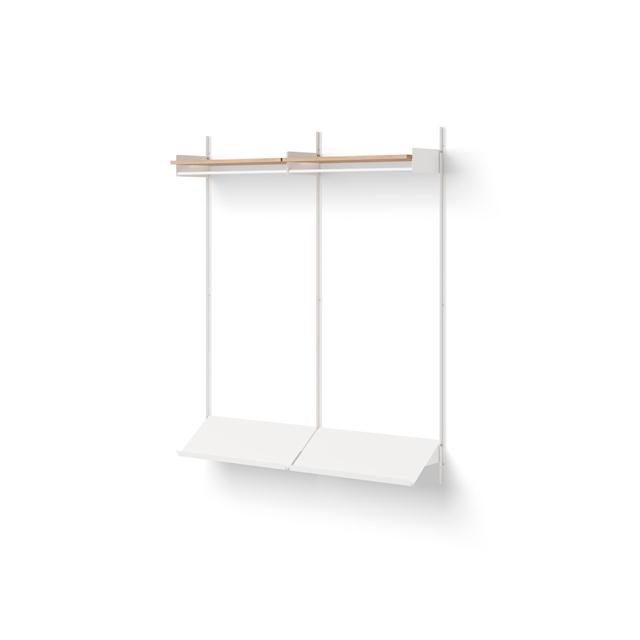 New Works Wardrobe Reol   Egetræ Hvid