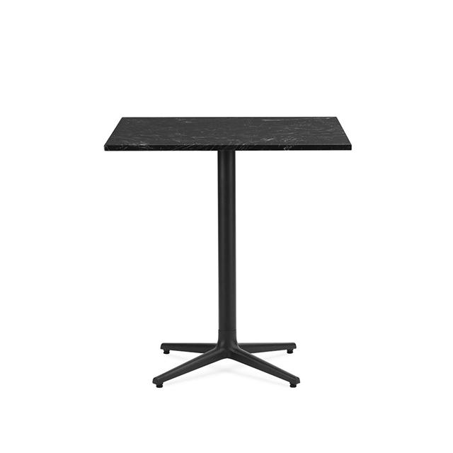 Normann Copenhagen Allez Café Bord 4l 70   70 Cm Sort Marmor
