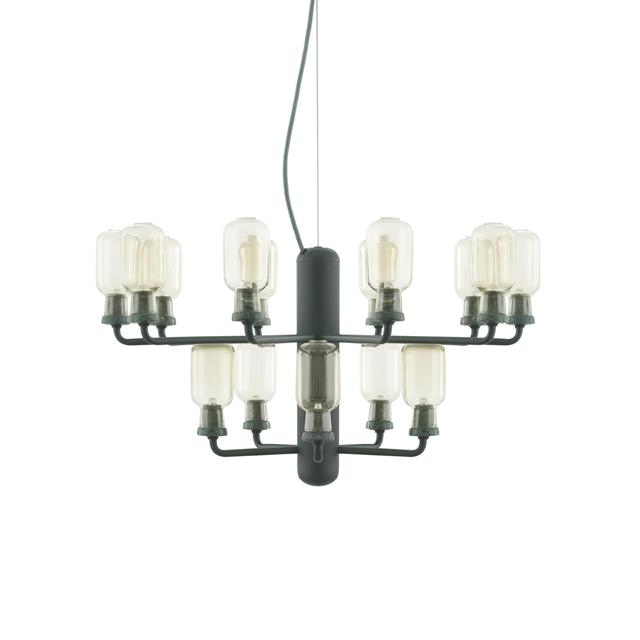 Normann Copenhagen Amp Lysekrone Lille Guld   Grøn
