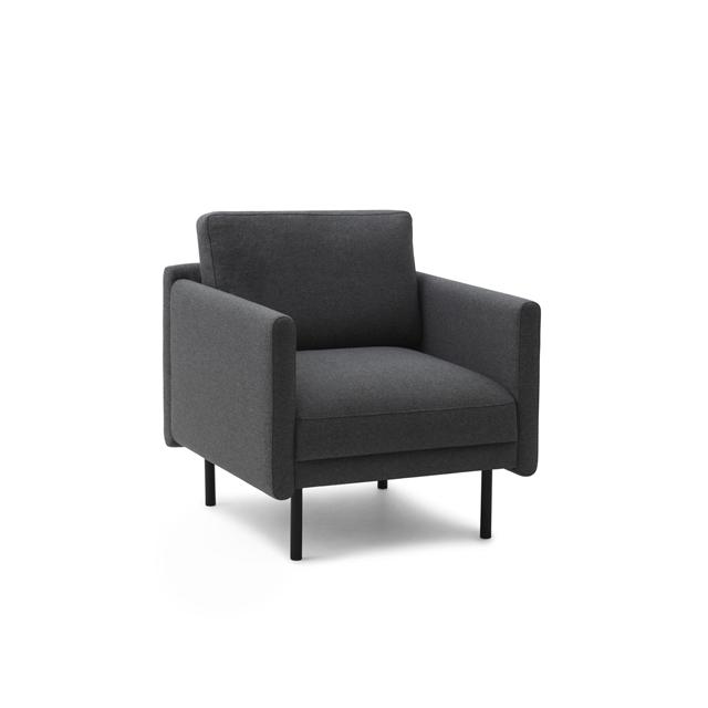 Normann Copenhagen Rar Lænestol Re-born Dark Grey