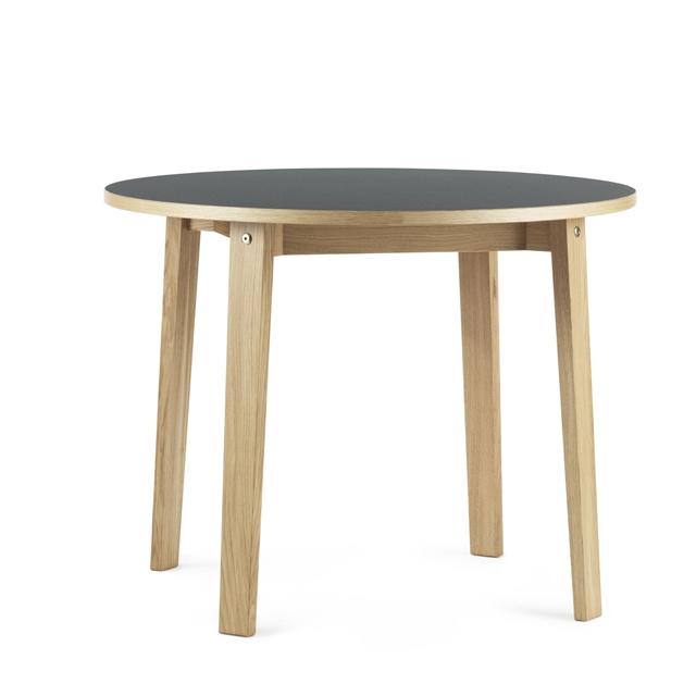 Normann Copenhagen Slice Bord Egetræ  Linoleum ø95
