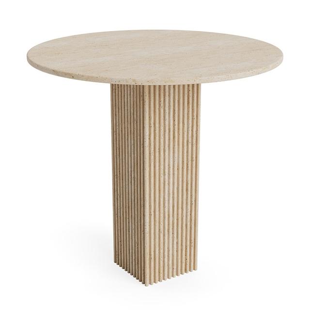 Norr11 Soho Spisebord ø80 Travertine