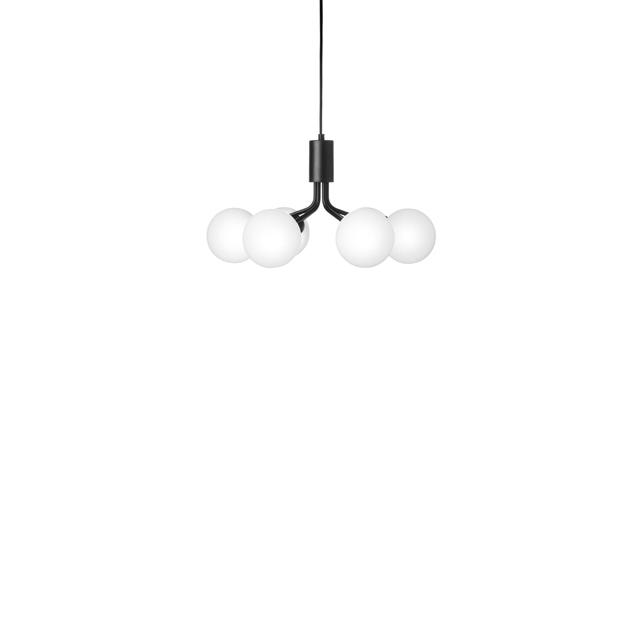 Nuura Apiales   Lysekrone Satin Sort   Opal