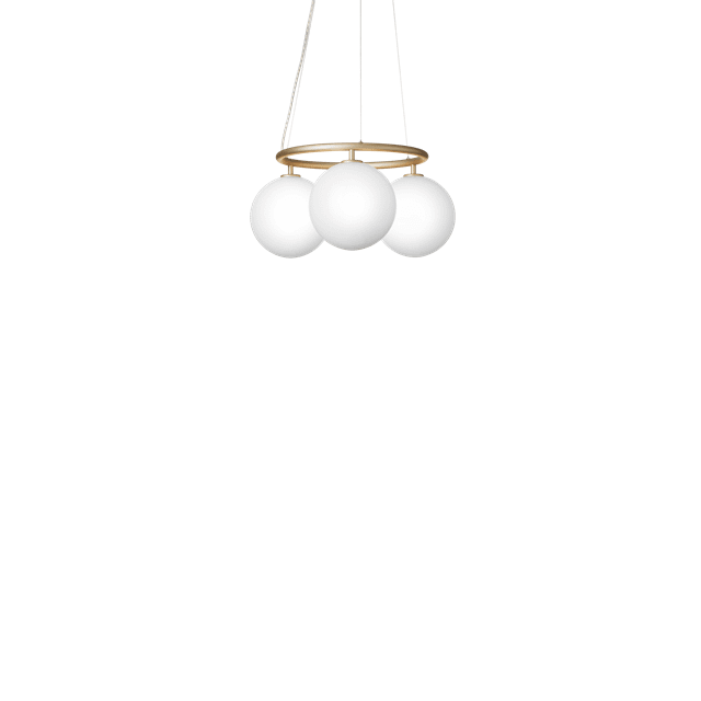 Nuura Miira   Circular Pendel Messing Opal