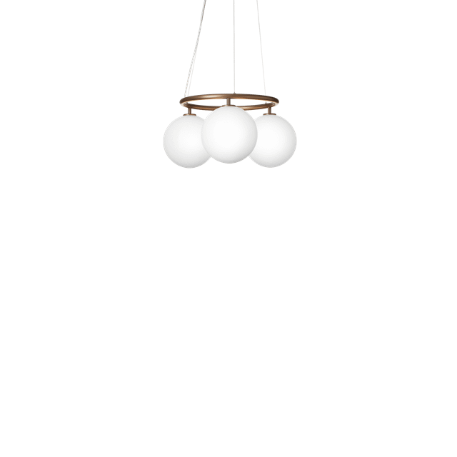 Nuura Miira   Circular Pendel Mørk Bronze Opal