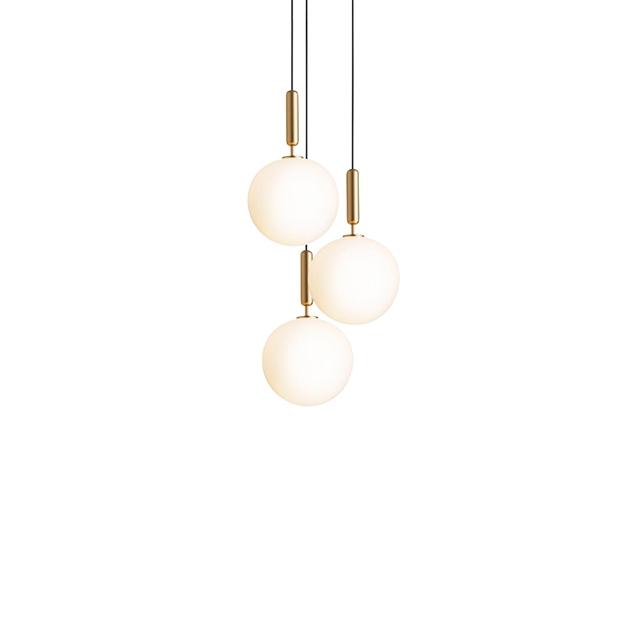 Nuura Miira   Pendel Stor Messing   Opal