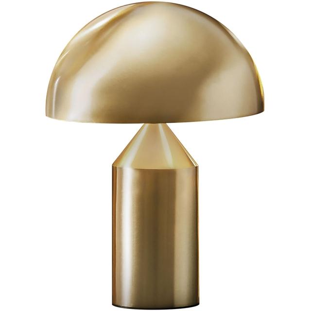Oluce Atollo 238 Bordlampe 25 Cm Guld