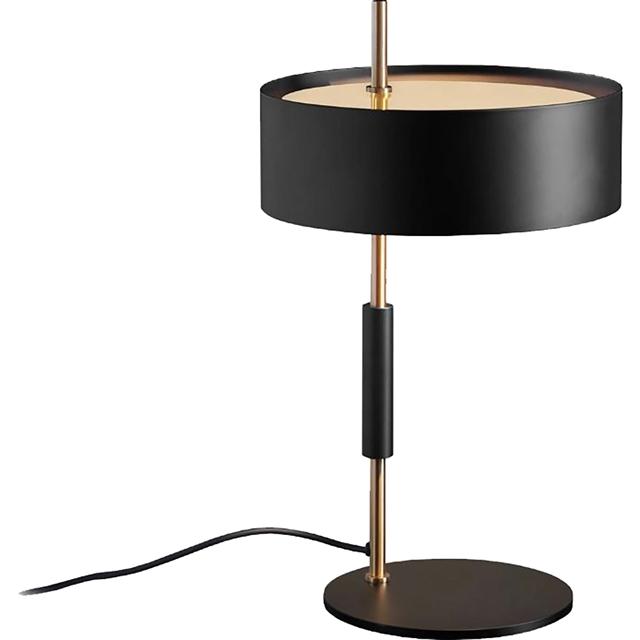 Oluce 1953 Bordlampe Sort Satin Guld