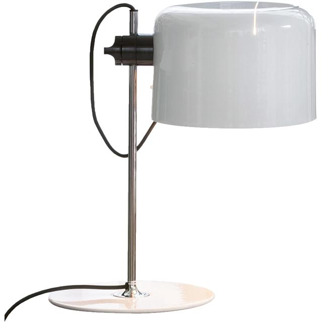 Oluce Coupé 2202 Bordlampe Hvid