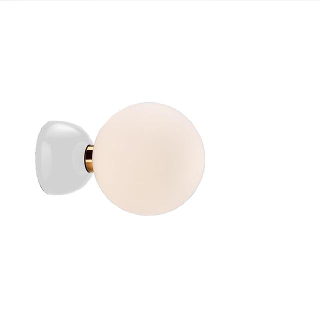 Parachilna Aballs Væg Loftlampe Lille Hvid