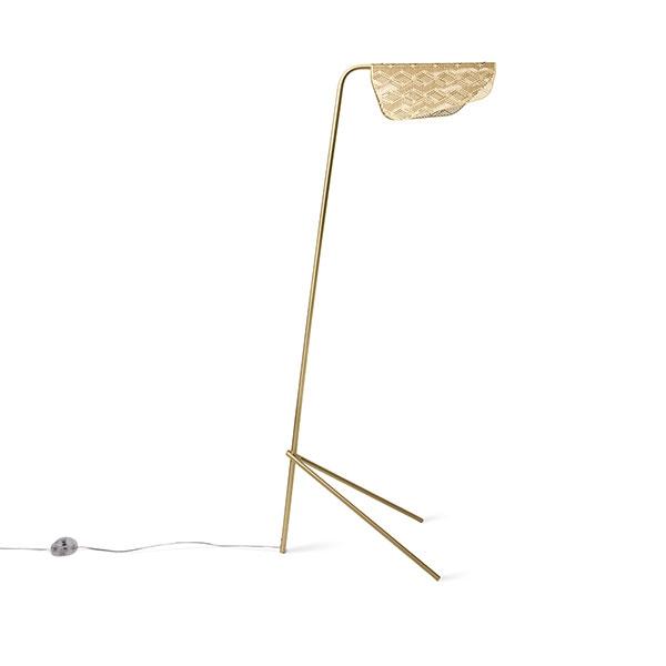 Petite Friture Mediterranea Gulvlampe Børstet Messing