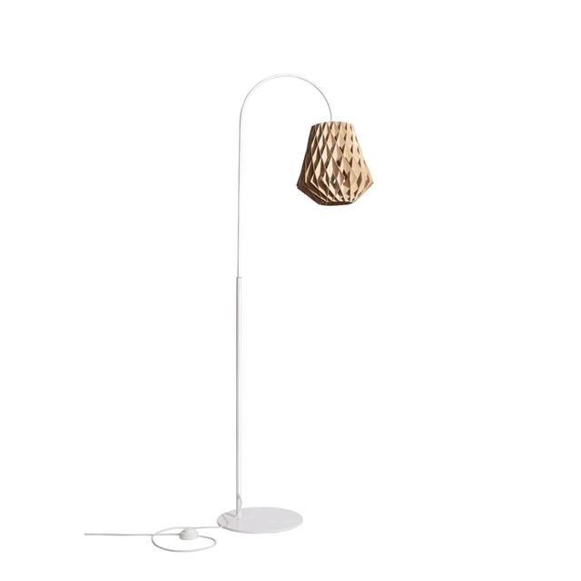 Pilke Signature 28 Gulvlampe Hvid Birk