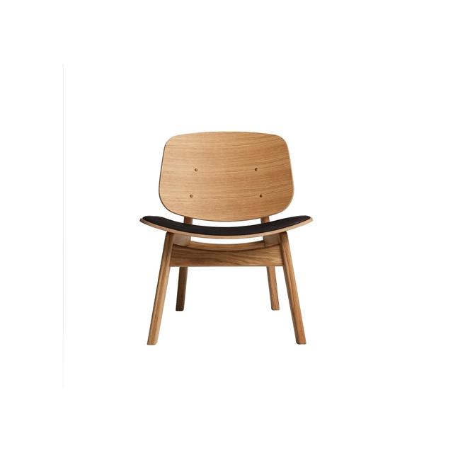 Ro Collection Pandora Lænestol Polstret Sæde Olieret Eg Mørkebrun Læder