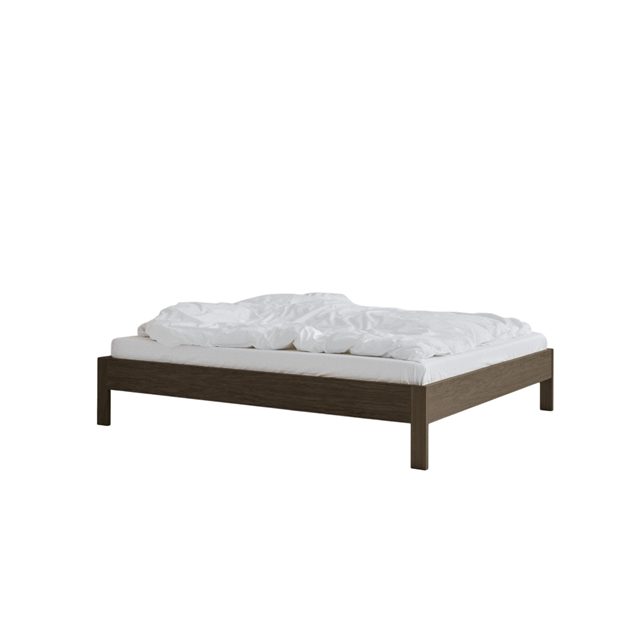 Rye Ejer Sengestel Uden Sengegavl 140x200 Røget Egetræ