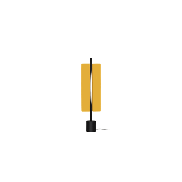 Santa   Cole Lámina Dorada 45 Bordlampe Guld Sort