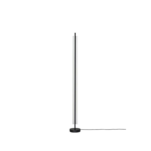 Santa   Cole Lámina 165 Gulvlampe Hvid Sort