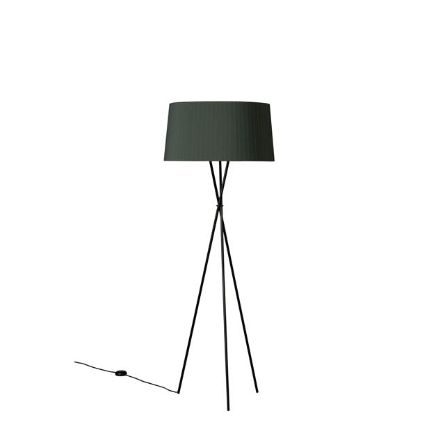 Santa   Cole Trípode G5 Gulvlampe Grøn
