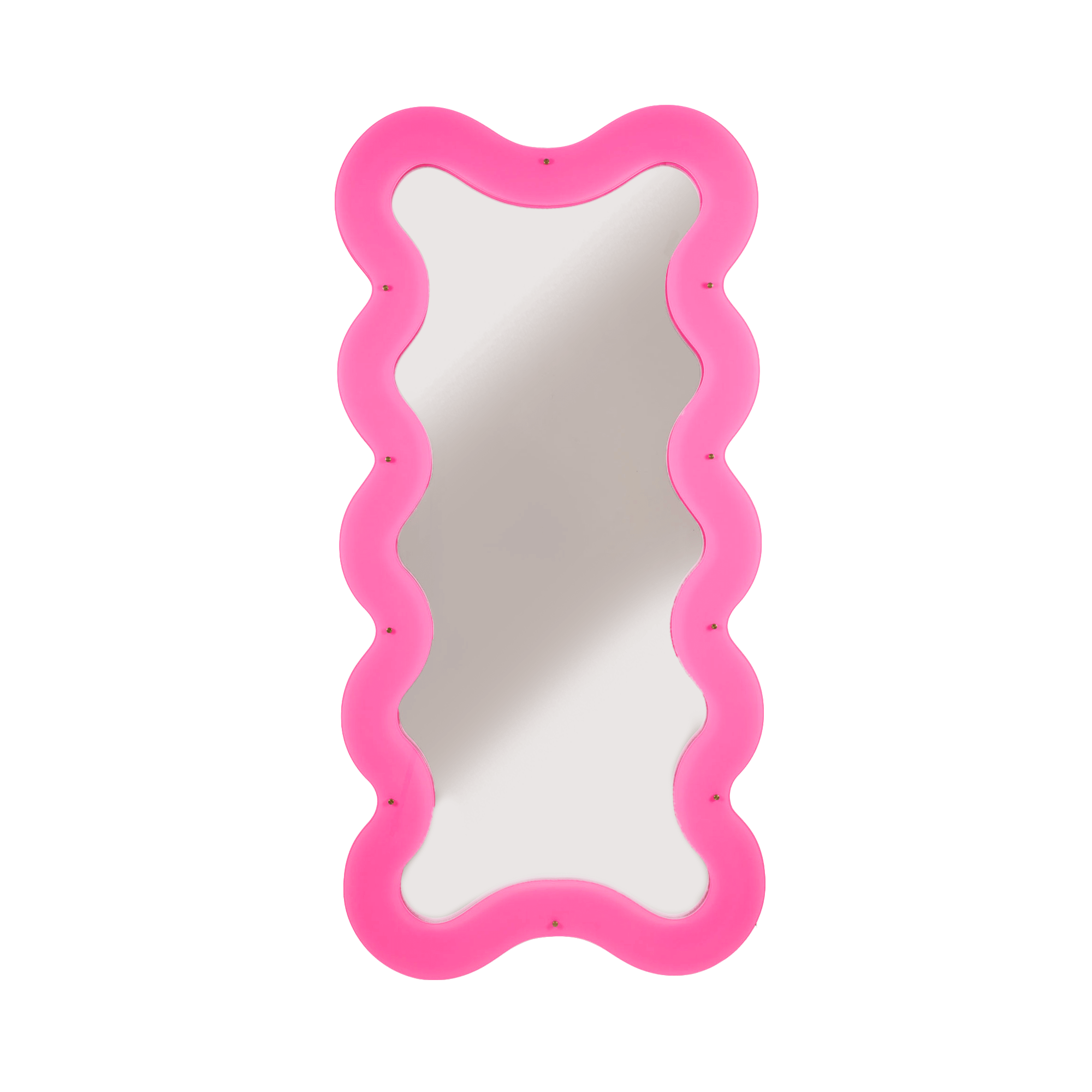 Seletti Supercurve Tall Spejl Pink