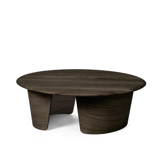 Sibast Furniture No   Lounge Sofabord ø90 Lav Mørk Olieret Eg Massiv
