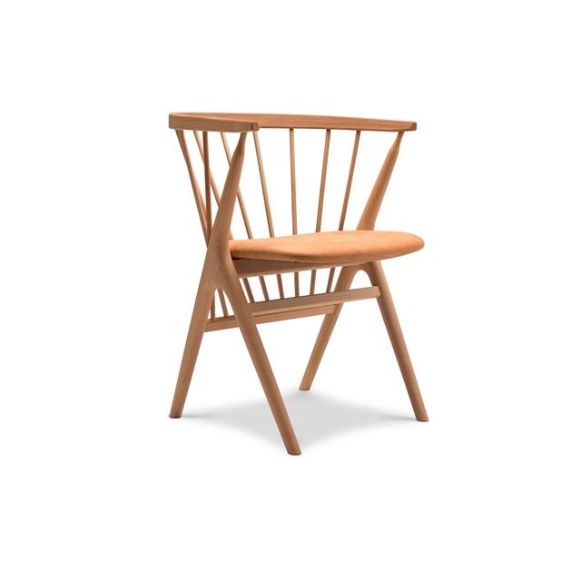 Sibast Furniture No   Spisebordsstol Olieret Egetræ Og Cognac Læder
