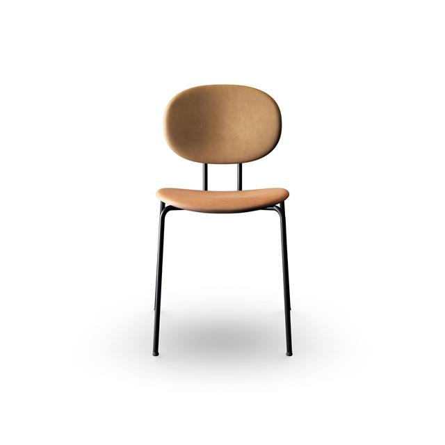 Sibast Furniture Piet Hein Spisebordsstol Sort Cognac Læder