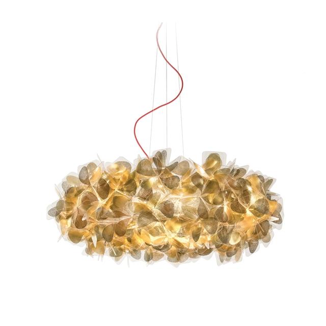 Slamp Clizia Mama Non Mama Pendel Stor Guld Rød Wire