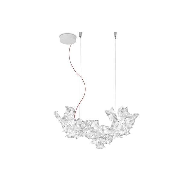 Slamp Hanami Pendel Lille Transparent Rød Wire