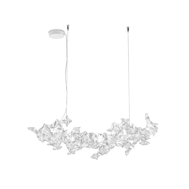 Slamp Hanami Pendel Stor Transparent Transparent Wire