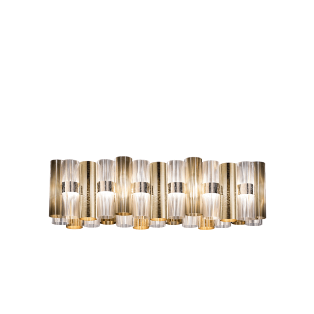 Slamp La Lollo Linear Pendel 100 Guld