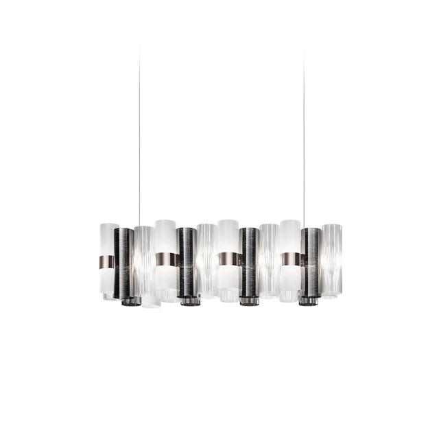 Slamp La Lollo Linear Pendel 100 Pewter