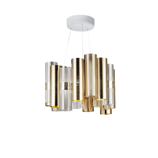 Slamp La Lollo Pendel   Guld