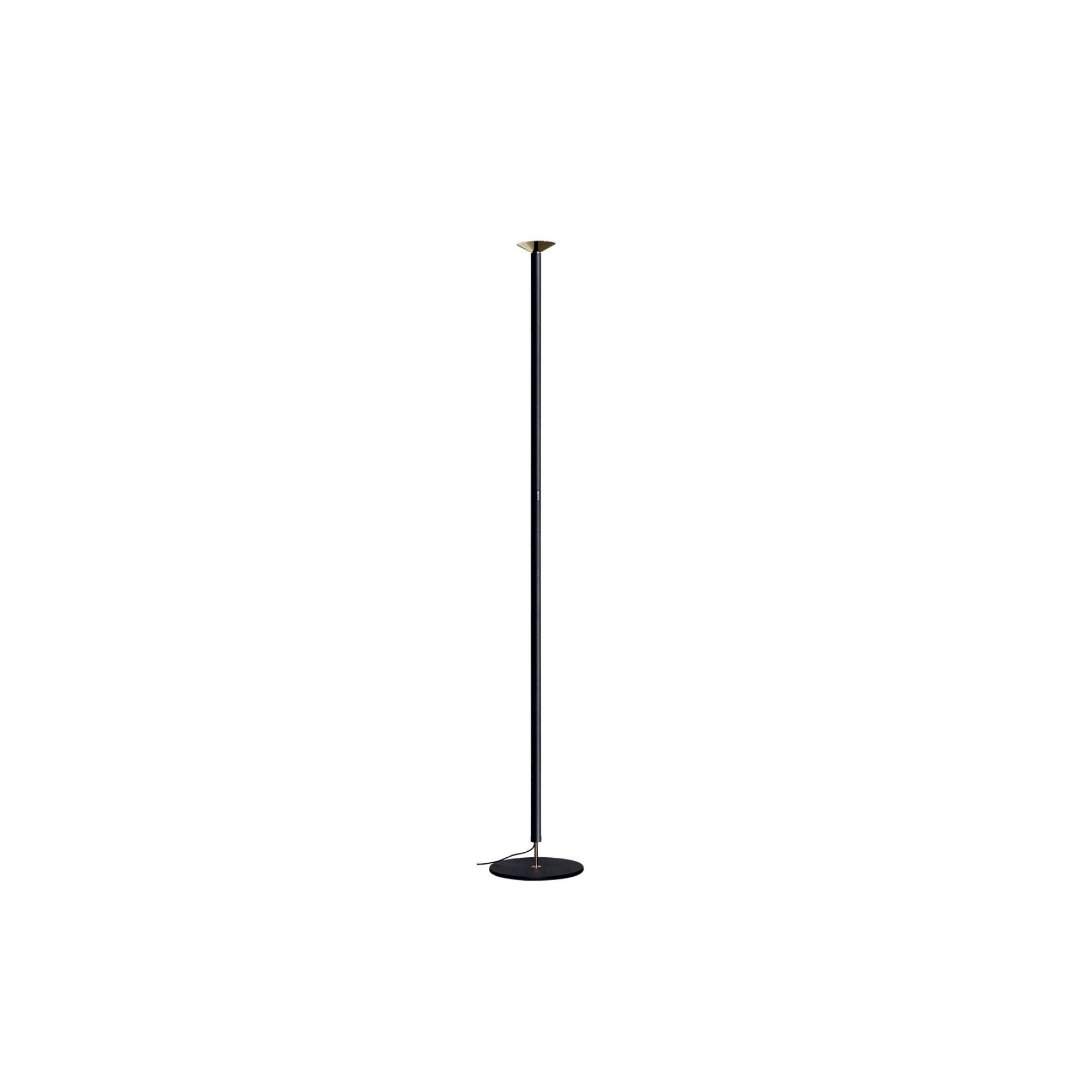 Stilnovo Luna Gulvlampe Sort