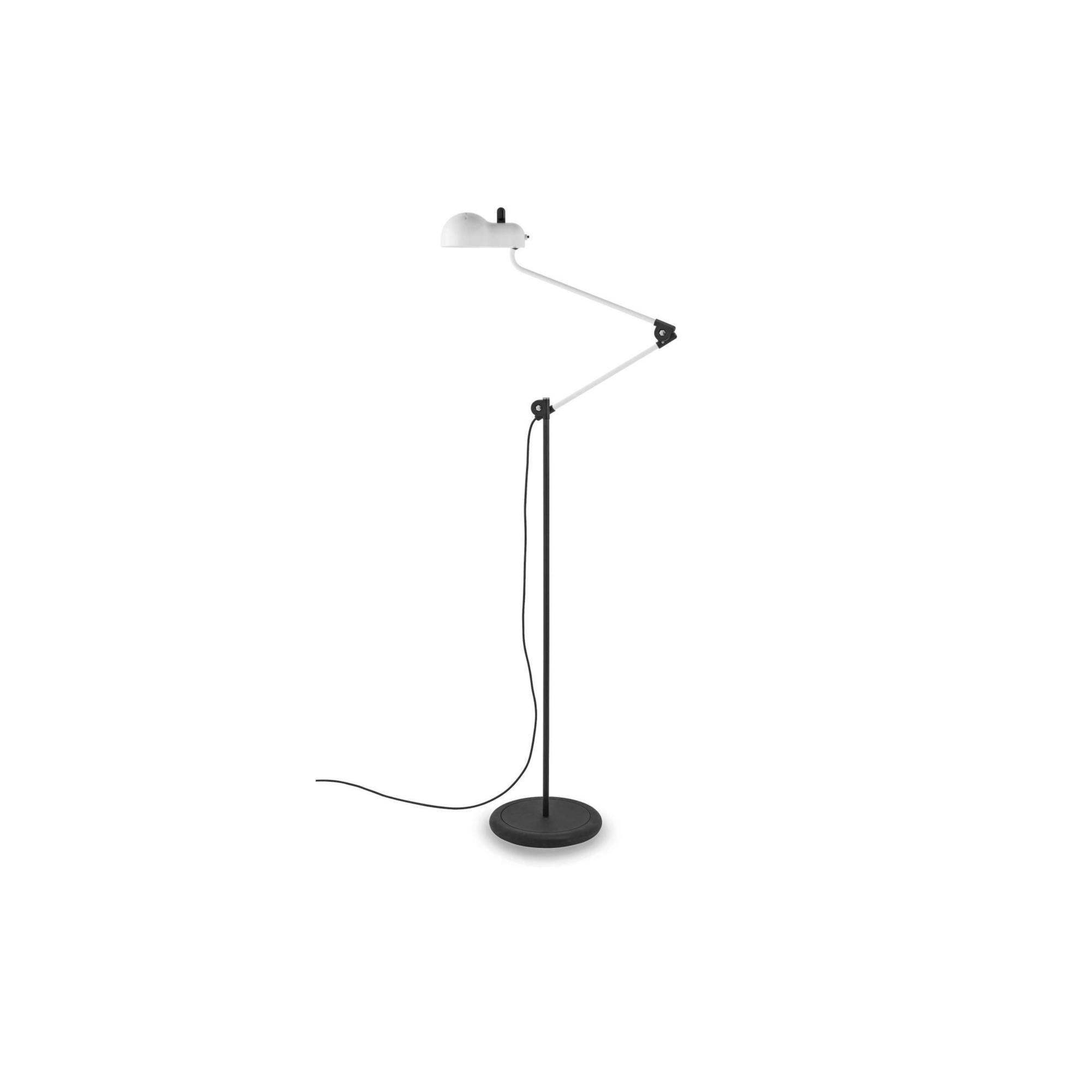 Stilnovo Topo Piantana Gulvlampe Hvid
