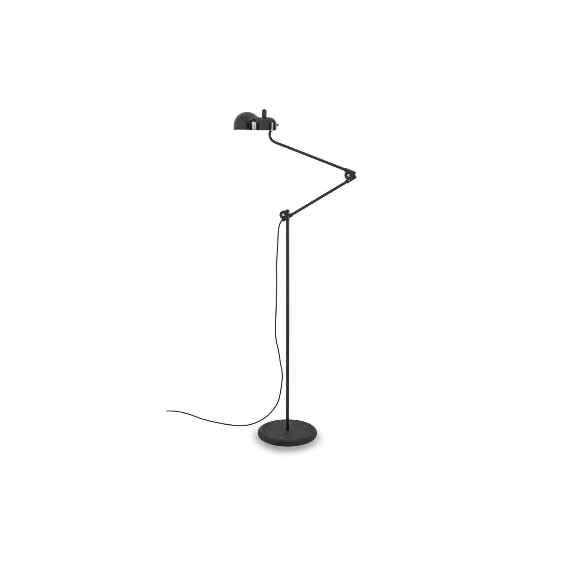 Stilnovo Topo Piantana Gulvlampe Sort
