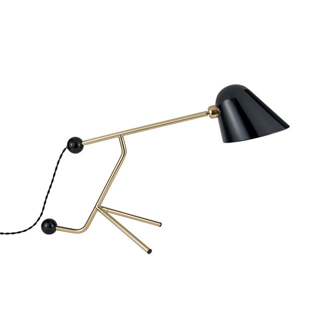 Tato Beghina Bordlampe Sort   Messing