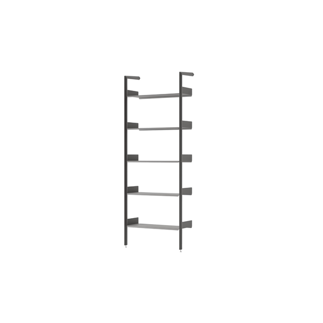 Tradition Rombe Full Bay If1 Shelves Reol Lakeret Valnød Antracit