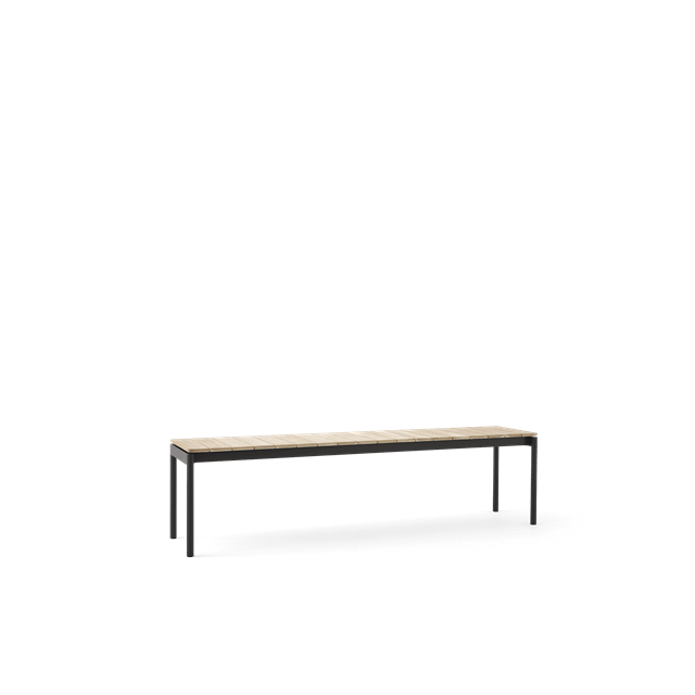 Tradition Ville Havebænk Av28 Stor 180x40 Varm Sort