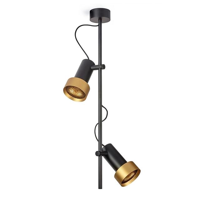 Trizo 21 2thirty-cv2 Honeycomb Loftlampe Sort Guld Ring