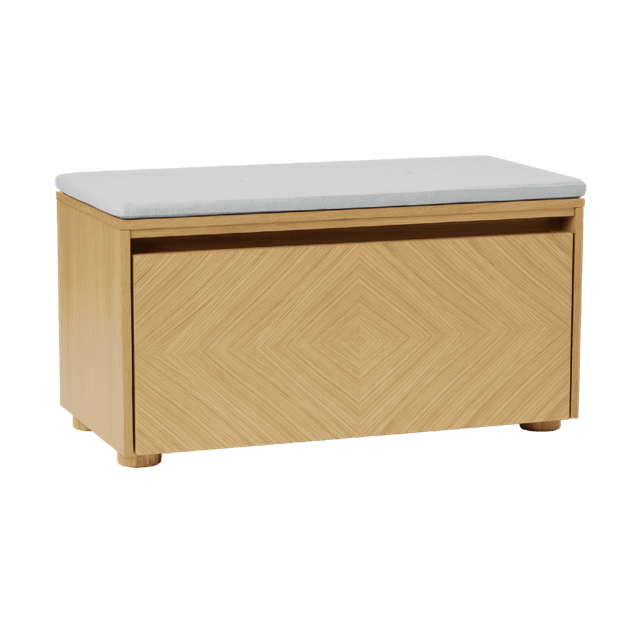 Umage Hideaway Grid Kabinet Med Dør   Hylde Eg Sterling