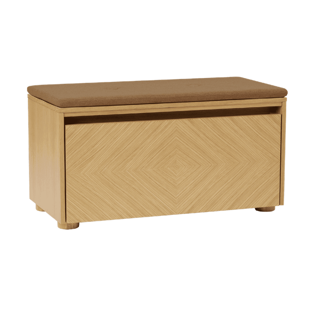 Umage Hideaway Grid Kabinet Med Dør   Hylde Eg Sugar Brown