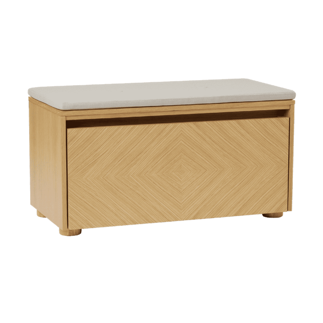 Umage Hideaway Grid Kabinet Med Dør   Hylde Eg White Sand