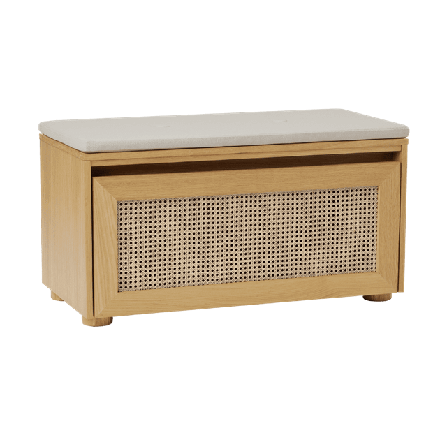 Umage Hideaway Venetian Kabinet Med Dør   Hylde Eg White Sand