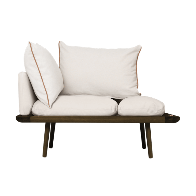 Umage Lounge Around   -seater Sofa Mørk Eg White Sands