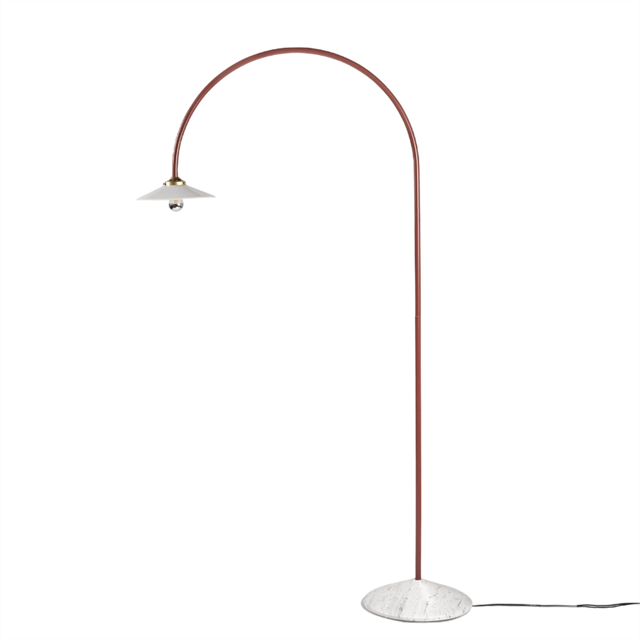 Valerie Object Standing Lamp N1 Gulvlampe Menie Red Marmor