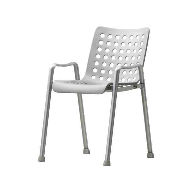 Vitra Landi Udendørsstol Mat Aluminium